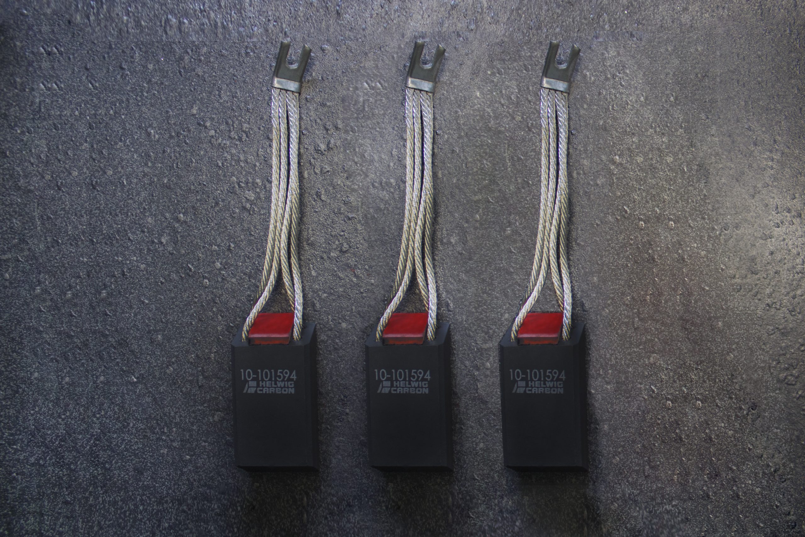 escobillas de grafito para sistemas eléctricos industriales