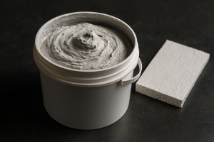 Fibra cerámica moldeable PROMOLDABLE de CIMSAMEX aplicada en reparaciones de refractarios y aislamientos térmicos industriales.