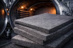 felpa de grafito para hornos de vacío