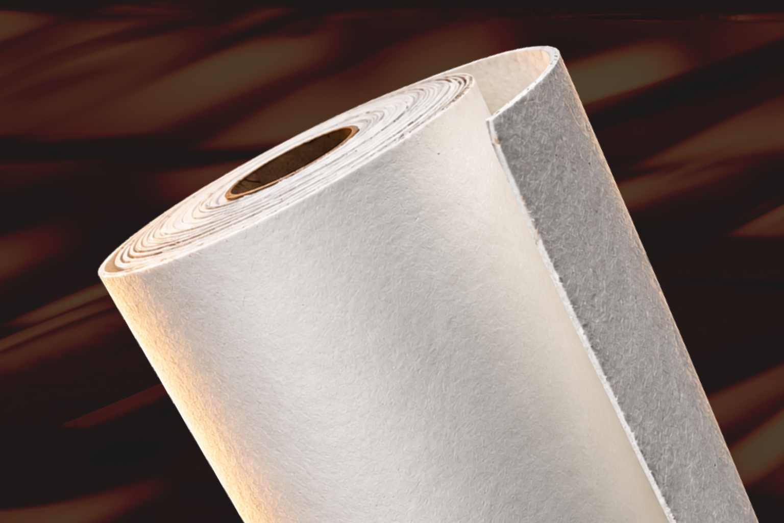 Muestras de papel, cordón y tabla de fibra cerámica para aislamiento